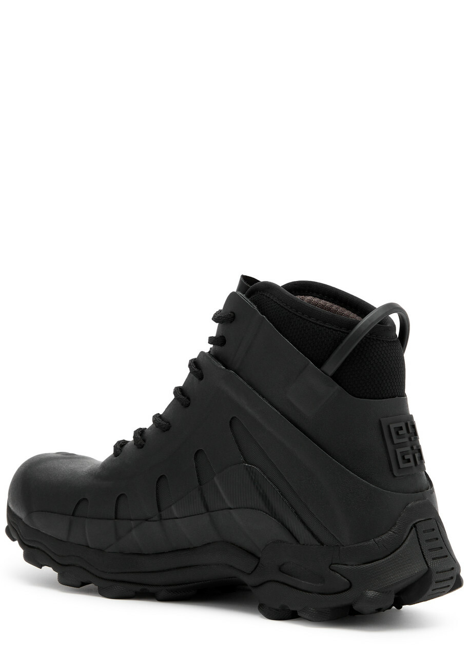 Givenchy Bog Rubber Ankle Boots Black