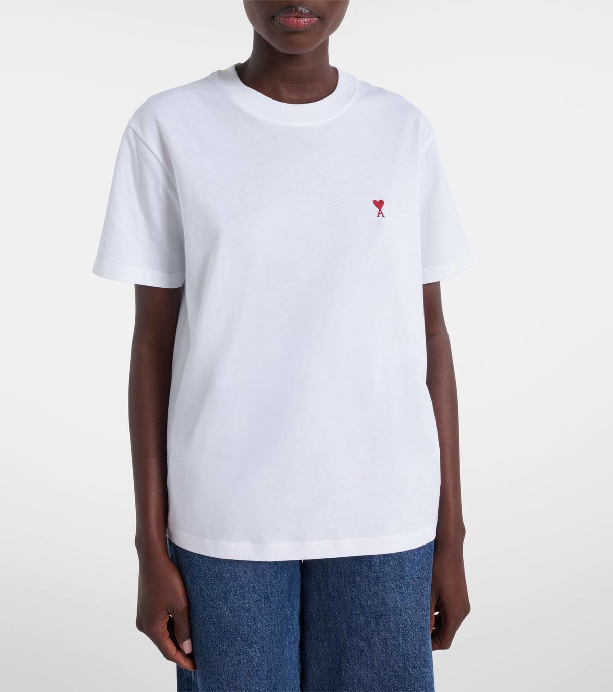 Ami Paris Ami De Cœur cotton jersey T-shirt