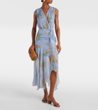 Veronica Beard Dovima floral silk maxi dress