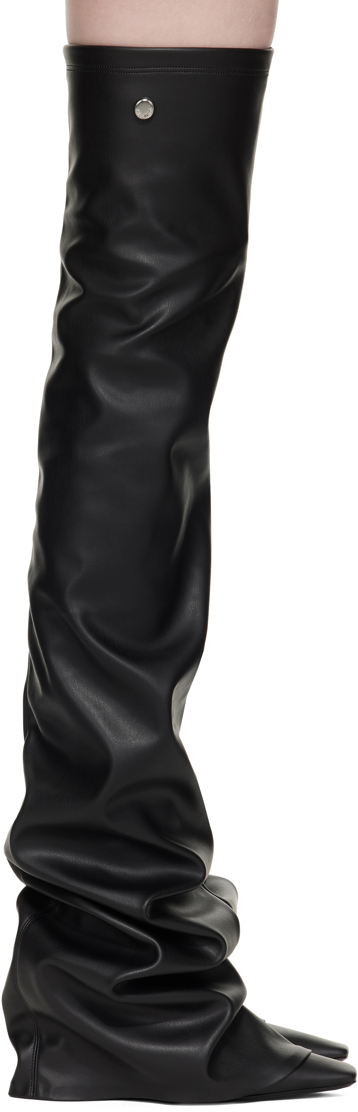 ブーツその他 The Attico Robin Boots THE ATTICO Robin layered leather knee boots | NET-A-PORTER