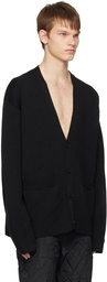 Balenciaga Black All-Over Cardigan