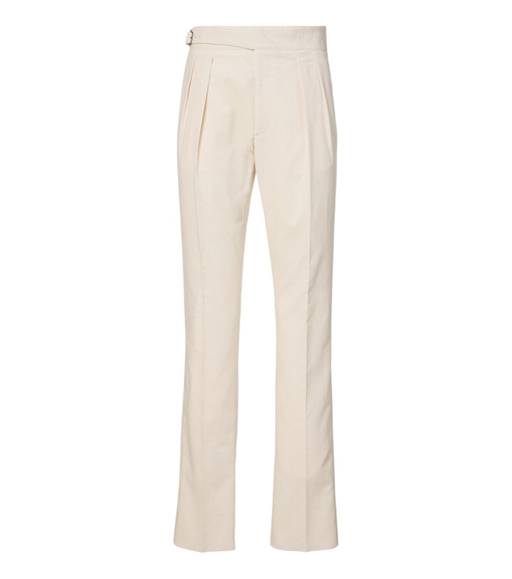 Photo: Ralph Lauren Purple Label Byron cotton corduroy straight pants