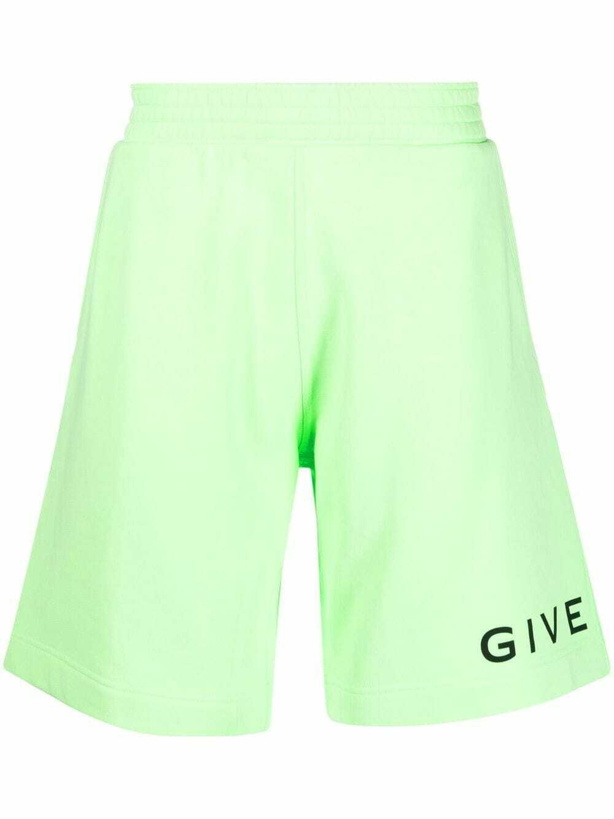 Photo: GIVENCHY - Cotton Logo Shorts