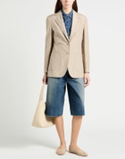 Brioni Womens Blazer in Beige