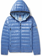 Moncler - Galion Quilted Shell Hooded Down Jacket - Blue