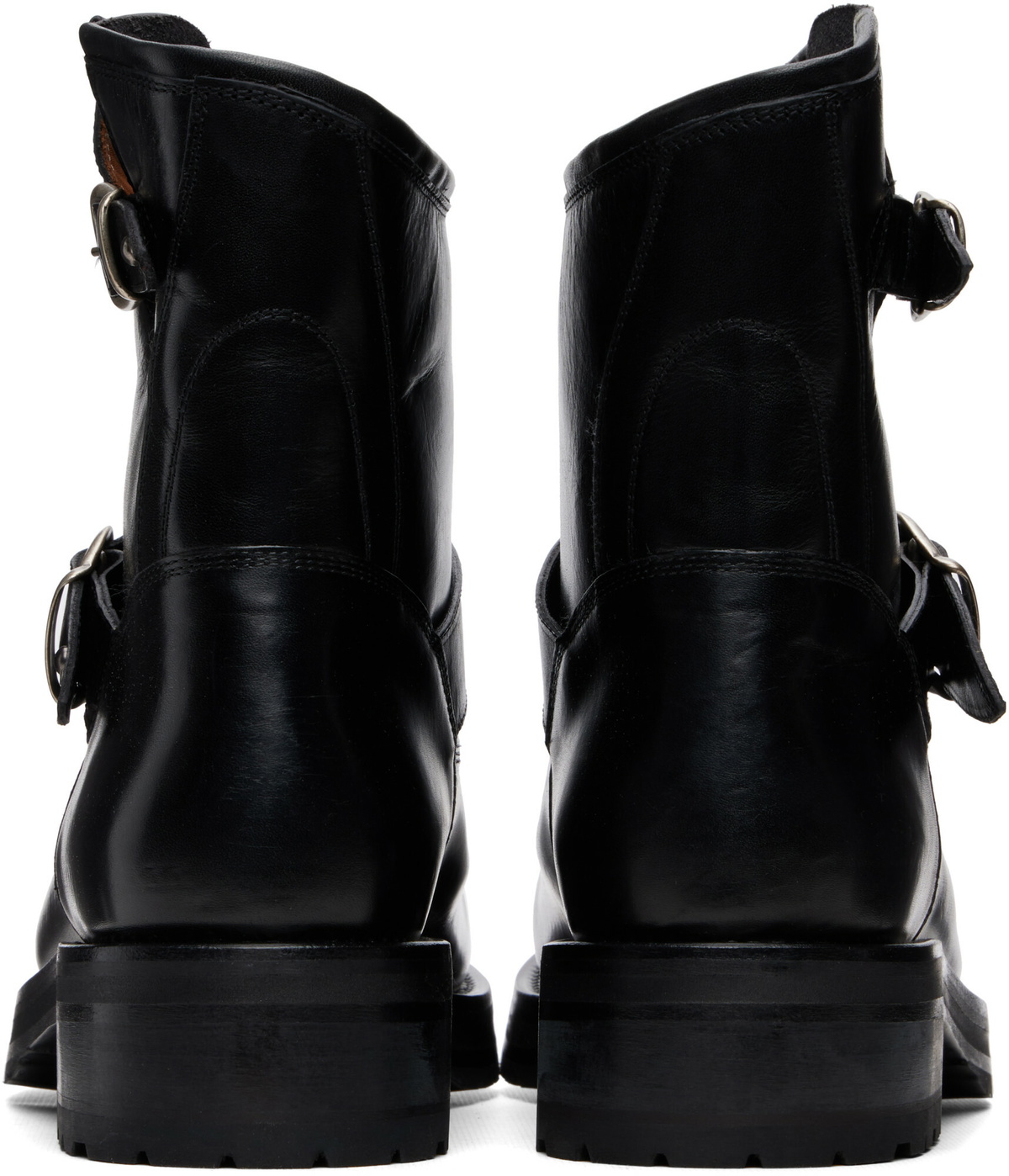 Second/Layer Black 8 Rider Boots