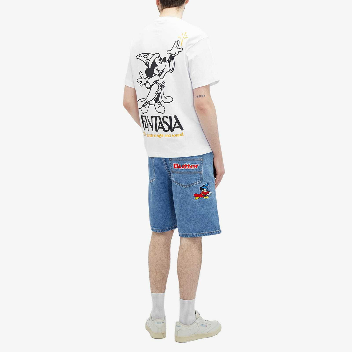 【BUTTER GOODS】 Sight And Sound Tee / White Butter Goods Sight And Sound T-Shirt - White | Flatspot