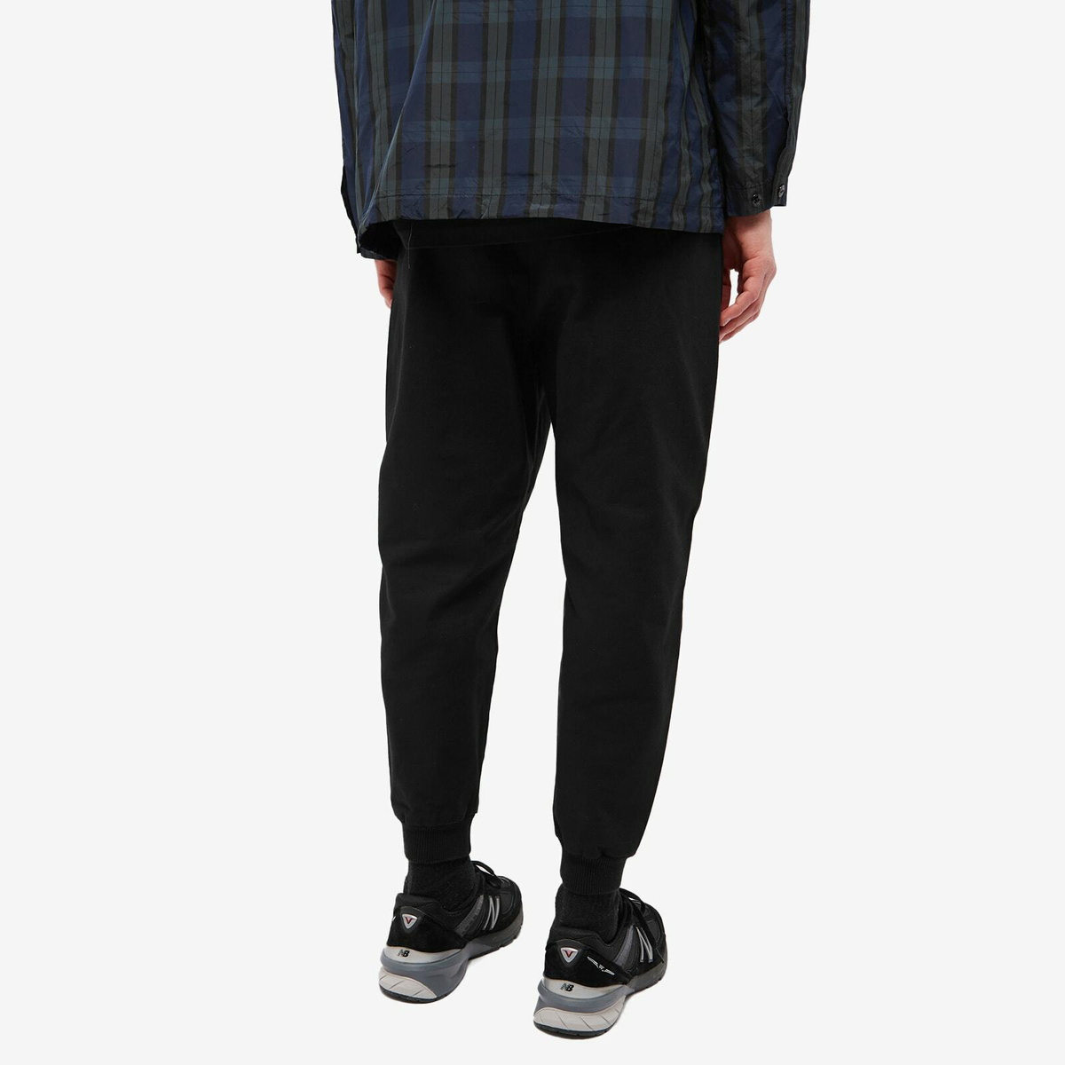 uniform experiment RIBBED TAPERED PANTS