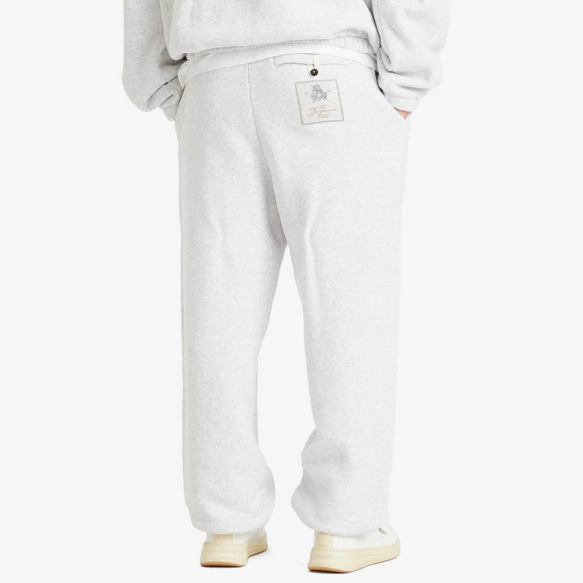 Jacquemus Men's Athletic Club Logo Sweat Pants in Athletic Club Grey