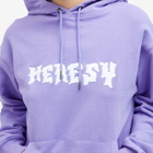 Heresy Women's Crypt Logo Hoodie in Lavendar