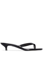 TOTEME - Leather Thong Heel Sandals
