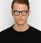 Saint Laurent - Round-Frame Acetate Optical Glasses - Black