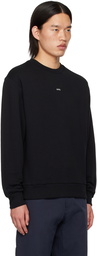 A.P.C. Black Boxy Printed Micro Logo Sweatshirt