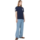 Polo Ralph Lauren Navy Big Pony Mesh Polo