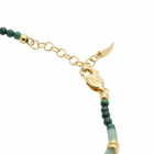 Missoma Women's Beaded Gemstone Bracelet in Green