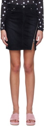 Grlfrnd Black Carmen Denim Miniskirt