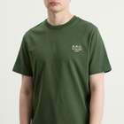 A.P.C. Men's Rue Madame Logo T-Shirt in T Fonce/Blanc