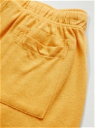 Jungmaven - Lounge Wide-Leg Hemp and Cotton-Blend Drawstring Shorts - Yellow