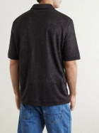 Zegna - Oasi Linen Polo Shirt - Brown
