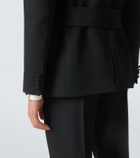 Valentino Belted virgin wool blazer