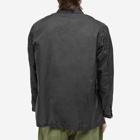 Engineered Garments Men's Loiter Jacket in Black Nylon Micro Ripstop
