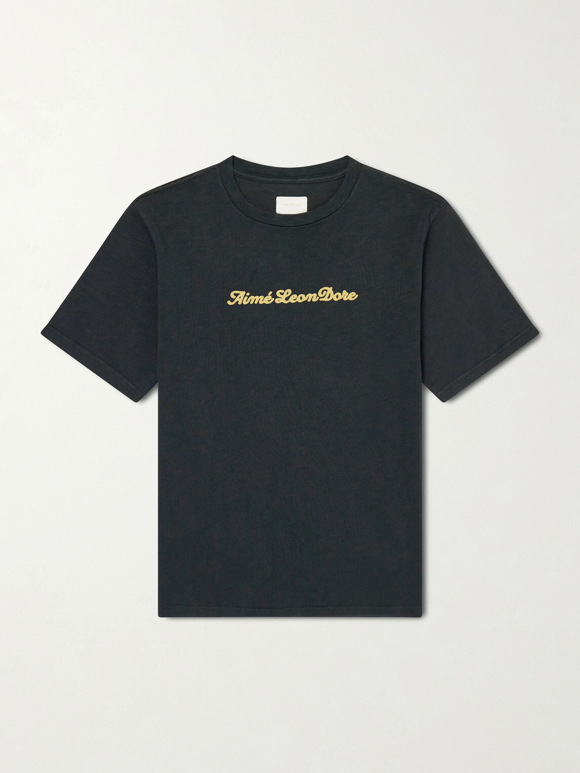 Aimé Leon Dore - Logo-Print Cotton-Jersey T-Shirt - Black