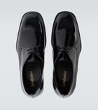 Saint Laurent Vadim polished leather Derby shoes