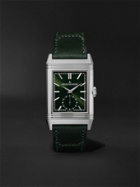 Jaeger-LeCoultre - Reverso Tribute Small Seconds 27.4mm Steel and Leather Watch, Ref. No. Q3978430