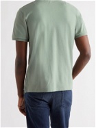 RAG & BONE - Cotton-Blend Piqué Polo Shirt - Green