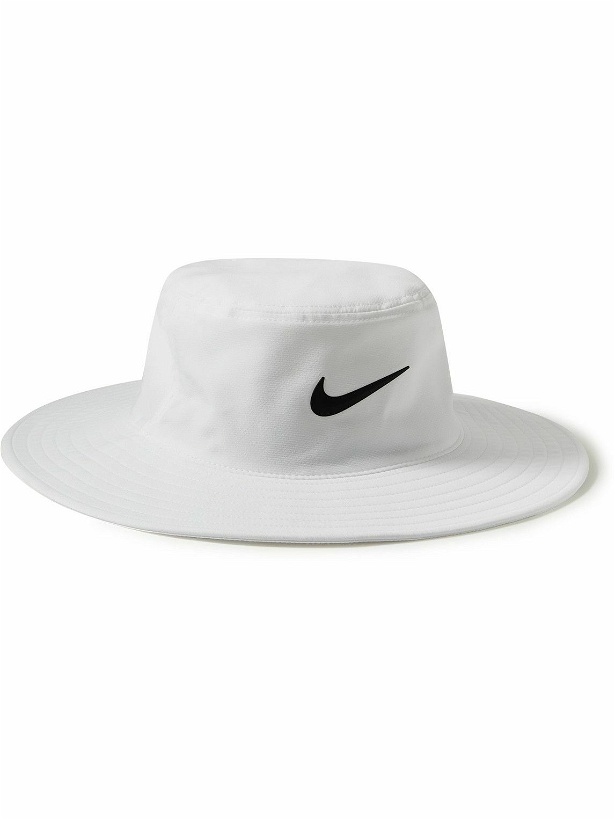 Photo: Nike Golf - Logo-Print Dri-FIT Golf Bucket Hat - White