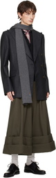 Vivienne Westwood Gray Cashmere Scarf