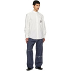 MM6 Maison Margiela Navy Wide-Leg jeans