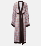 Bananhot Jim chevron cotton beach cover-up