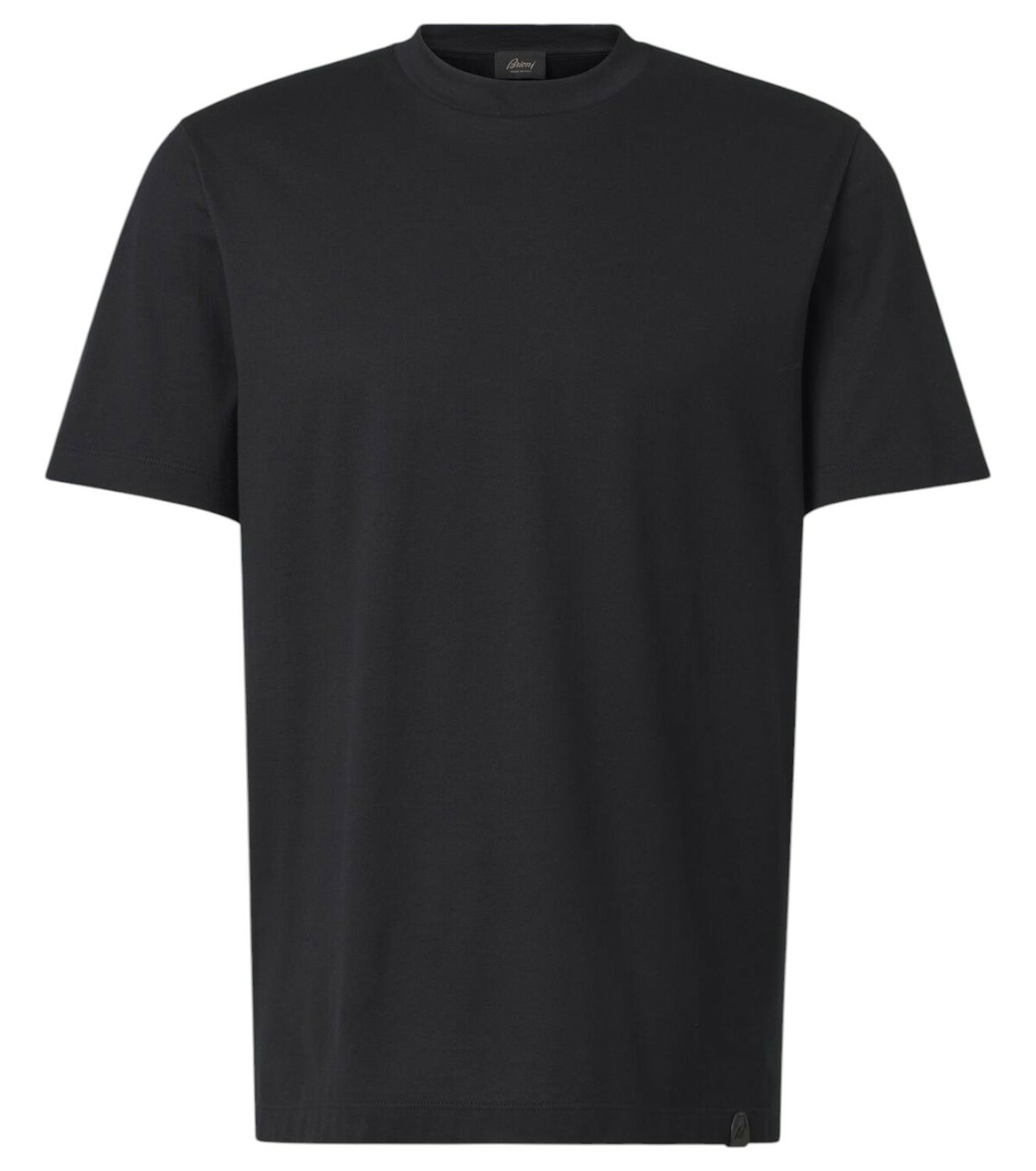 Brioni - Sea Island Cotton-Piqué T-Shirt - Black Brioni