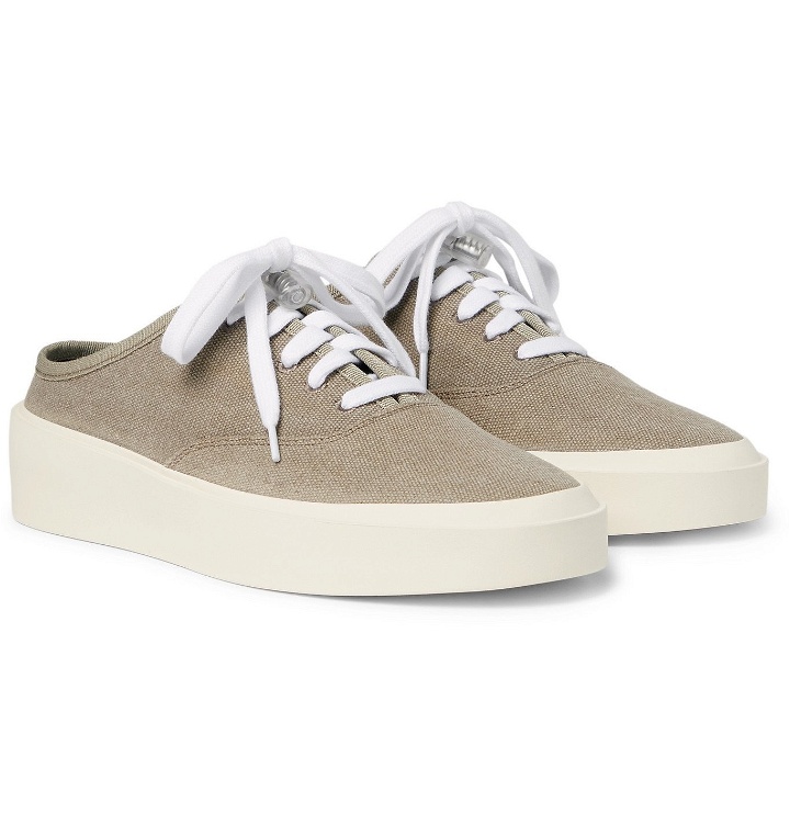 Photo: Fear of God - 101 Canvas Backless Sneakers - Brown