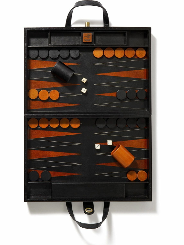 Photo: The Conran Shop - Hector Saxe Leather Backgammon Set