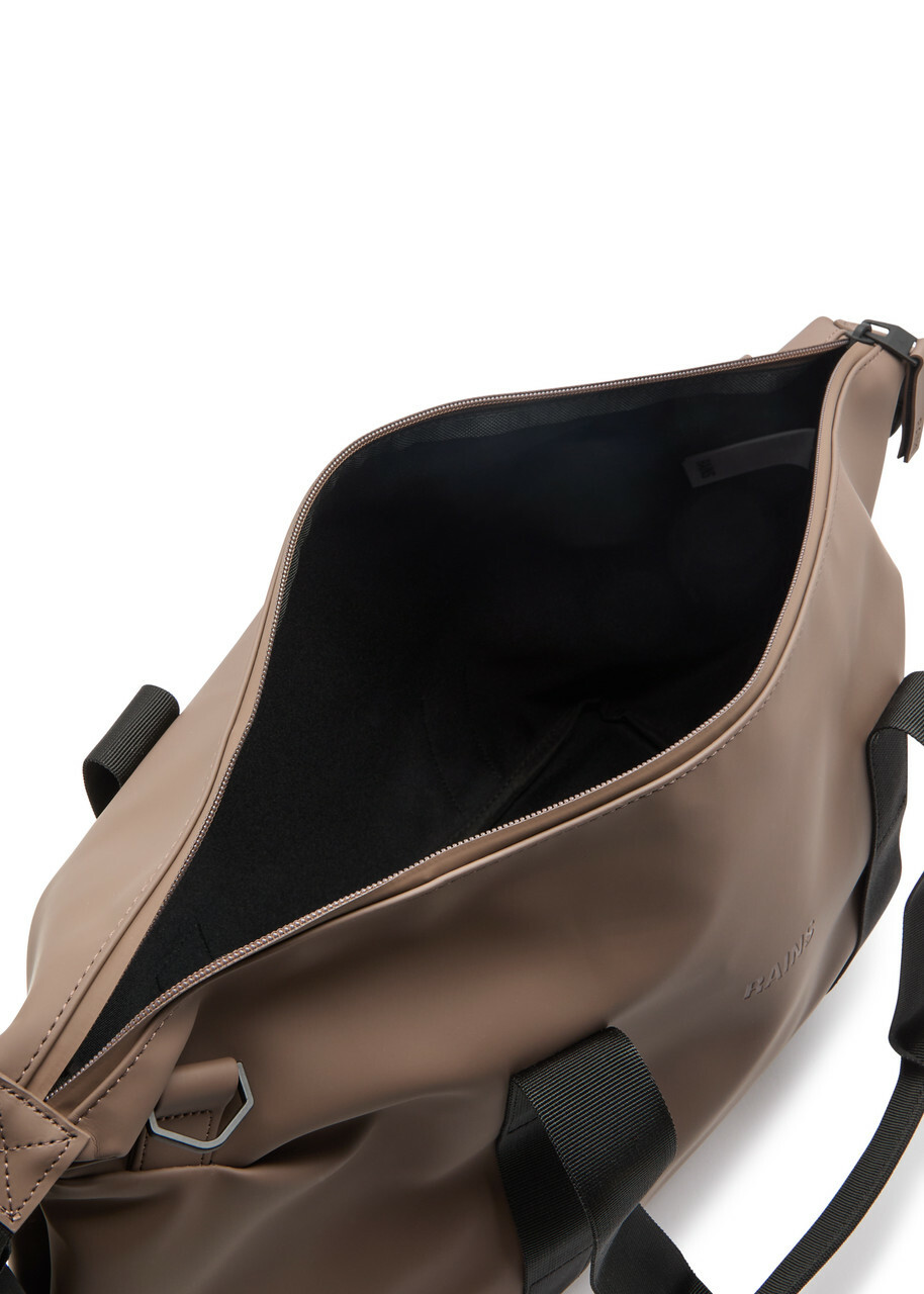 Rains Hilo Weekend Small Rubberised Holdall - Chocolate - One Size
