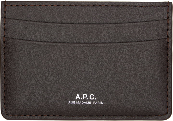 Photo: A.P.C. Brown Andre Card Holder