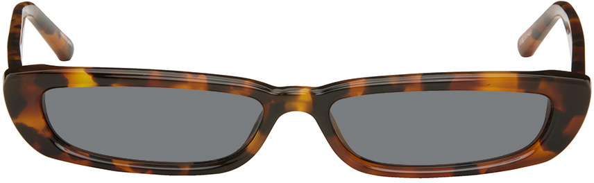 美品The ATTICO x Linda farrow コラボサングラスブラウン The Attico Tortoiseshell Linda Farrow Edition Thea