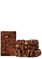 Slip Silk Assorted Scrunchies - Auburn