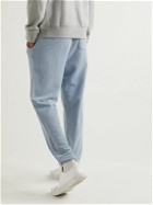 Polo Ralph Lauren - Tapered Fleece-Back Organic Cotton-Jersey Sweatpants - Blue