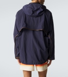 Loewe Leather-trimmed ripstop jacket