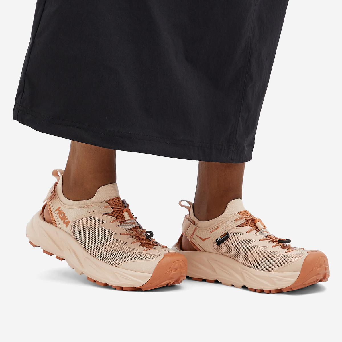 Hoka One One Women's Hopara 2 Sneakers in Cream/Cedar Hoka