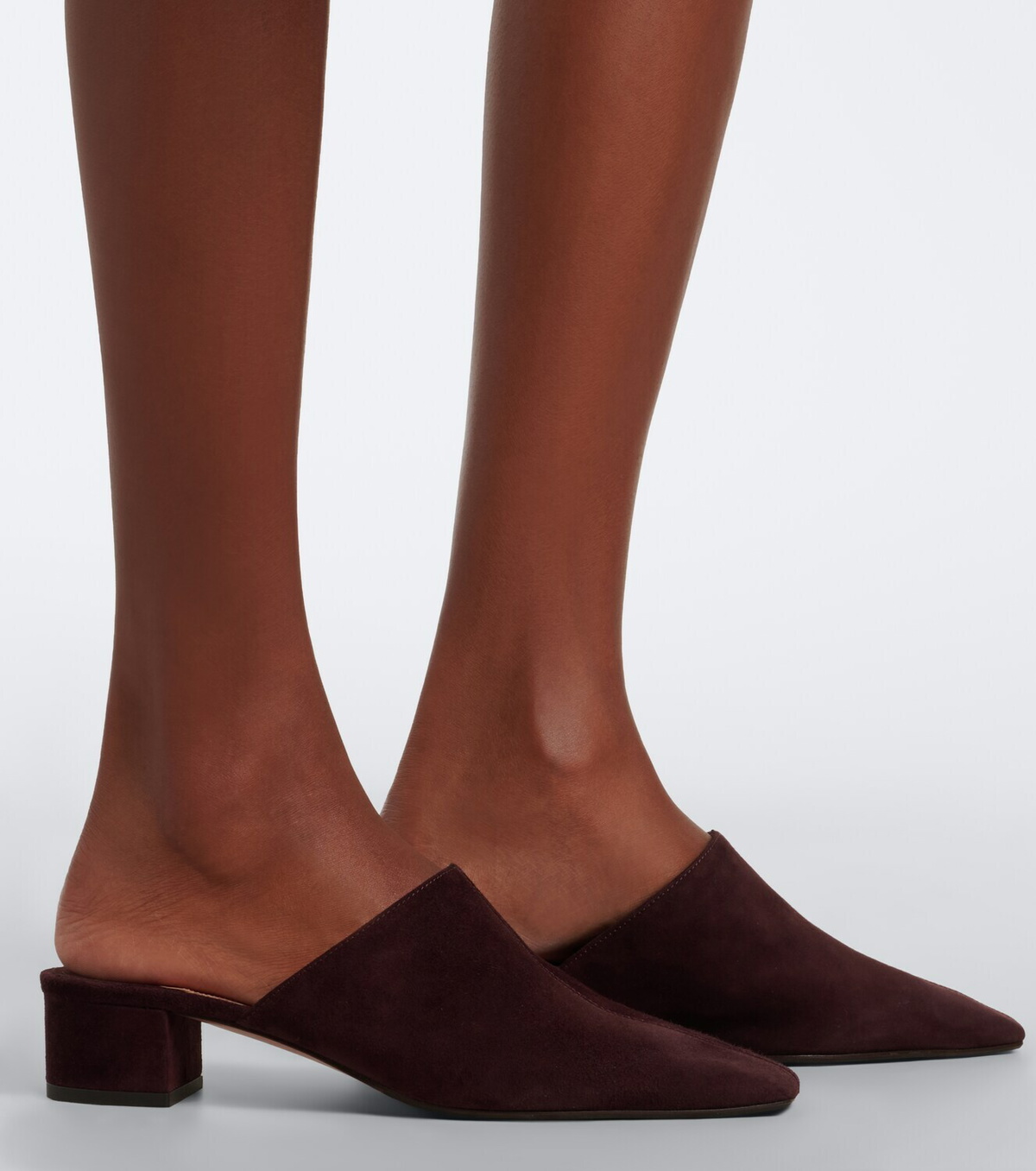 Aquazzura Colbert suede mules