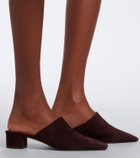 Aquazzura Colbert suede mules
