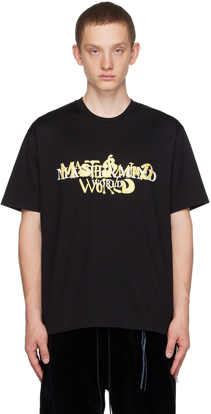 Photo: MASTERMIND WORLD Black Glitter T-Shirt