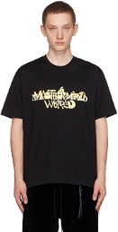 MASTERMIND WORLD Black Glitter T-Shirt