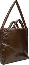 KASSL Editions Brown Pillow Medium Tote