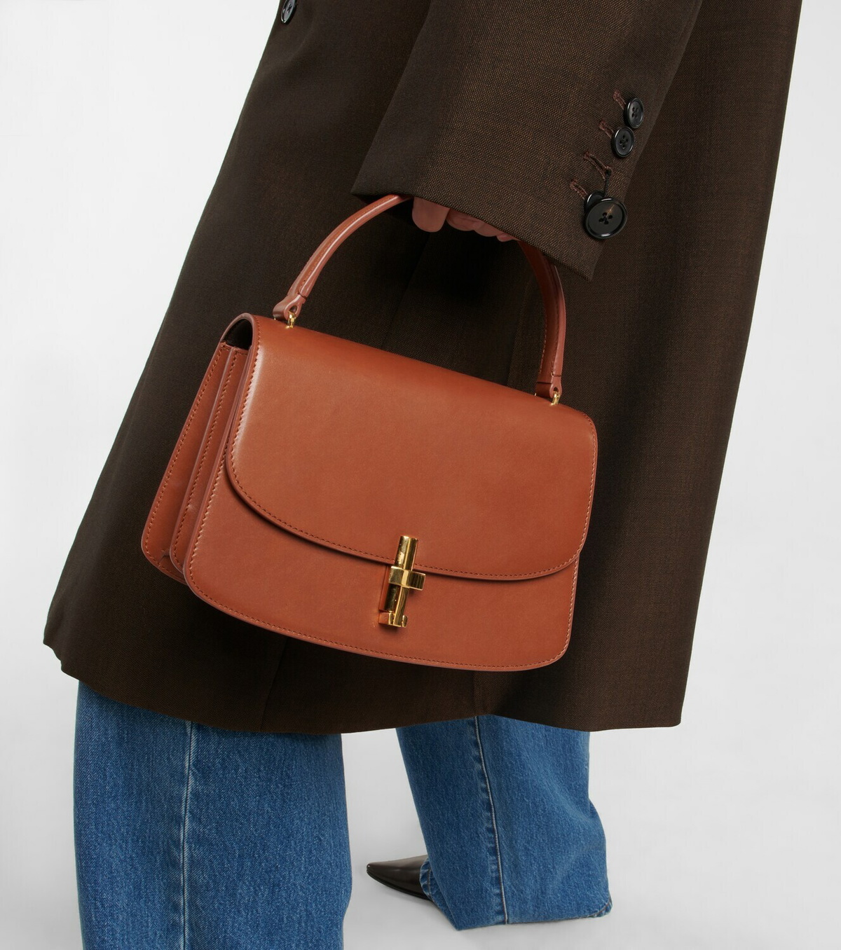 The Row Sofia leather shoulder bag The Row