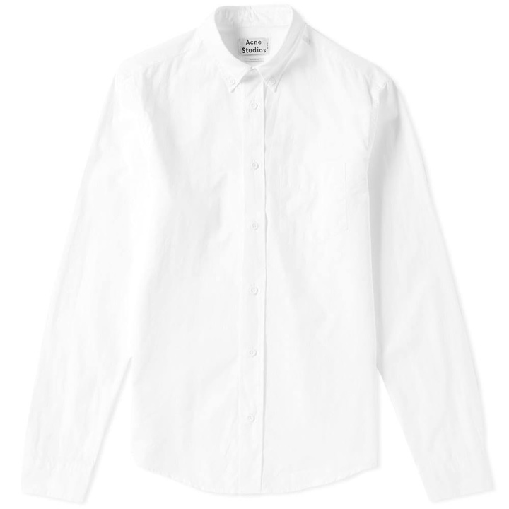 Photo: Acne Studios Isherwood Poplin Shirt White